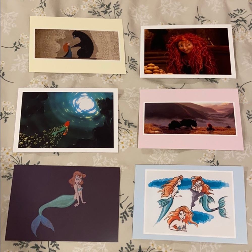 Disney Redhead Postcard Set